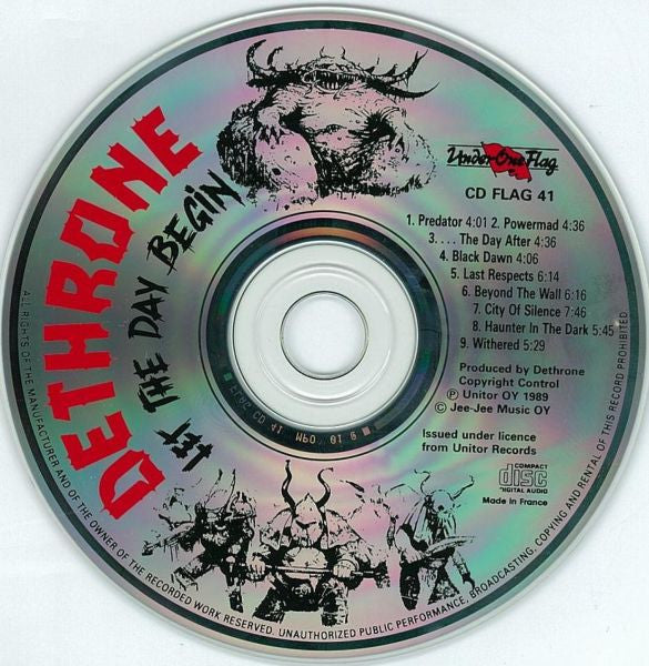 Dethrone : Let The Day Begin (CD, Album)