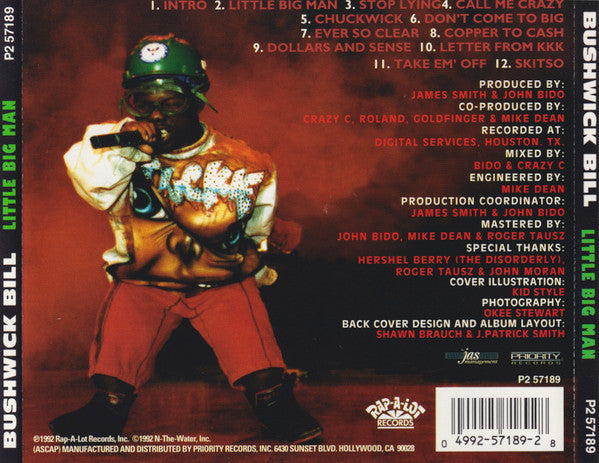 Bushwick Bill : Little Big Man (CD, Album)