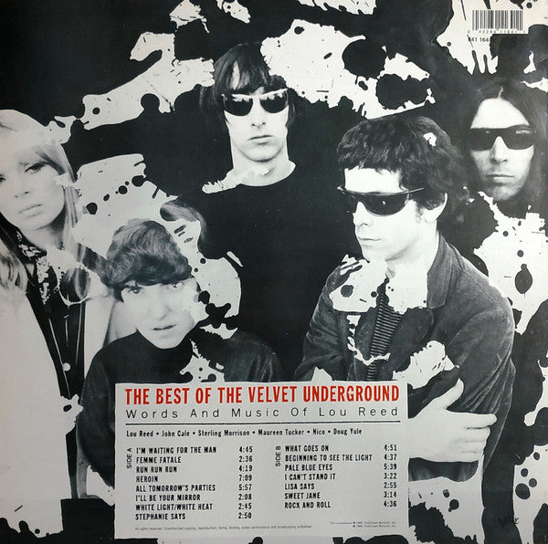 The Velvet Underground : The Best Of The Velvet Underground (Words And Music Of Lou Reed) (LP, Comp)