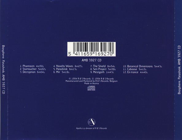Biosphere : Patashnik (CD, Album)