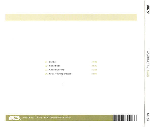 Taylor Deupree : Shoals (CD, Album)