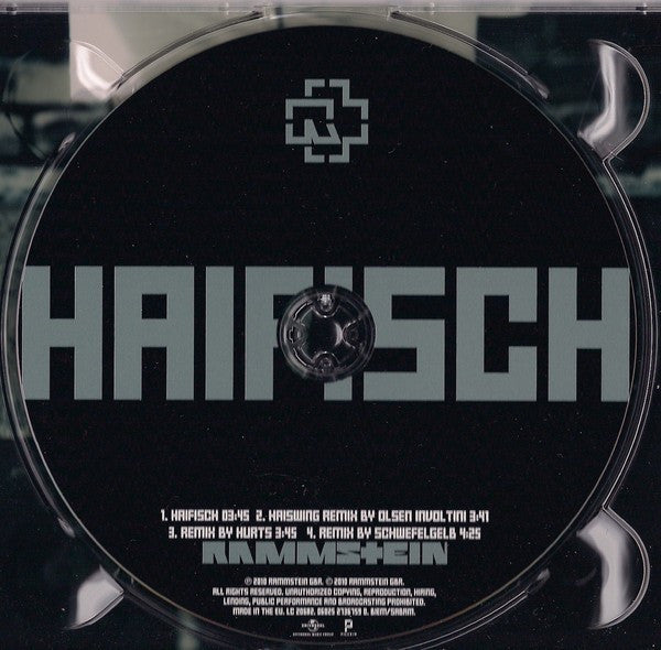 Rammstein : Haifisch (CD, Single, Dig)