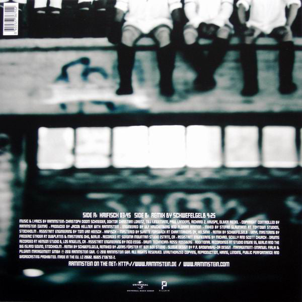 Rammstein : Haifisch (12", Ltd, Num, Blu)