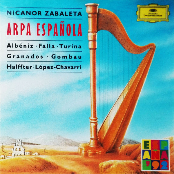 Nicanor Zabaleta – Albéniz* • Falla* • Turina* • Granados* • Gombau* • Halffter* • López-Chavarri* : Arpa Española (CD, RE)