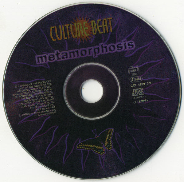Culture Beat : Metamorphosis (CD, Album, Ltd)