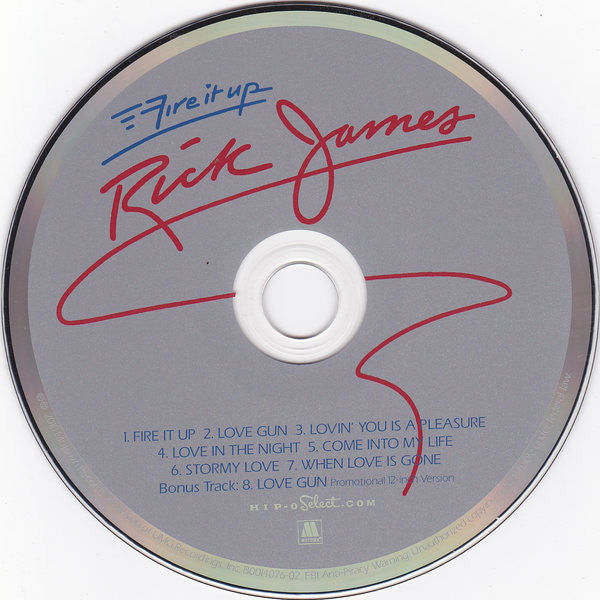 Rick James : Fire It  Up (CD, Album, RE, RM)