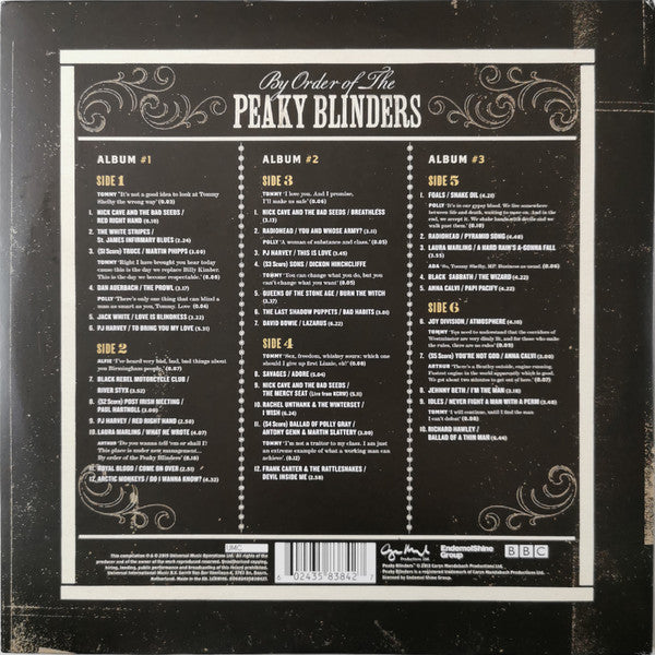 Various : Peaky Blinders (The Official Soundtrack) (3xLP, Comp, Ltd, RE, Red)