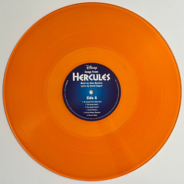 Alan Menken &amp; David Zippel : Hercules (LP, Album, Ltd, RE, Ora)