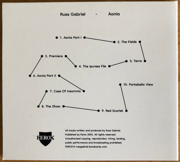 Russ Gabriel : Aonia (CDr, Album, Dig)