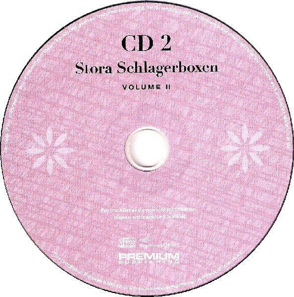 Various : Stora Schlagerboxen Volume II (100 Svenska Sångerskor 1954-1969) (4xCD, Comp + Box)