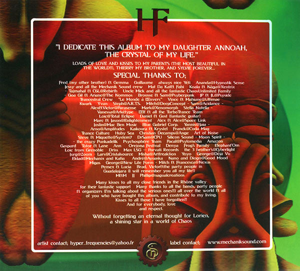 Hyper Frequencies : Red Crystal Moon (CD, Album, Dig)