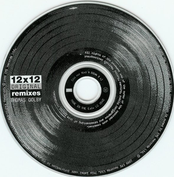 Thomas Dolby : 12x12 Original Remixes (CD, Comp)