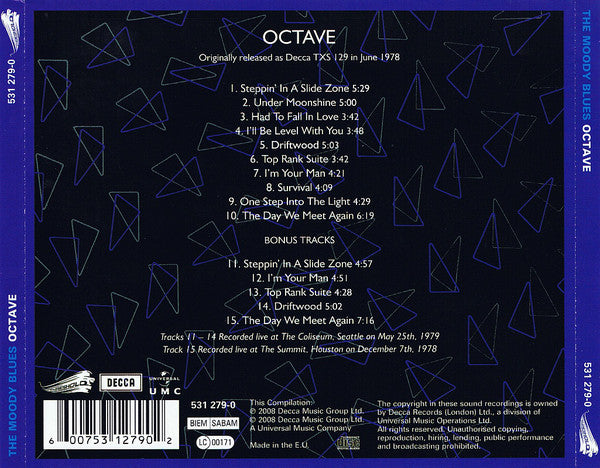The Moody Blues : Octave (CD, Album, RE, RM)