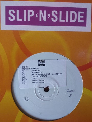 Willy Washington Presents Jazmina : Rescue Me (Y Don&#39;t U) (12&quot;, W/Lbl)