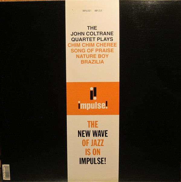 The John Coltrane Quartet : The John Coltrane Quartet Plays (LP, Album, Ltd, RE, RM, 200)