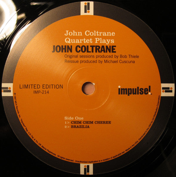 The John Coltrane Quartet : The John Coltrane Quartet Plays (LP, Album, Ltd, RE, RM, 200)