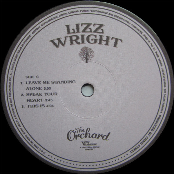 Lizz Wright : The Orchard (2xLP, Album)