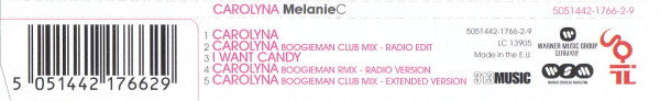 Melanie C : Carolyna (CD, Maxi)