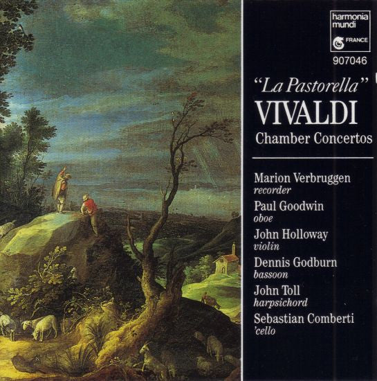 Vivaldi*, Paul Goodwin (2), Marion Verbruggen, John Holloway, Dennis Godburn, John Toll, Sebastian Comberti : &quot;La Pastorella&quot; / Chamber Concertos (CD, Album)