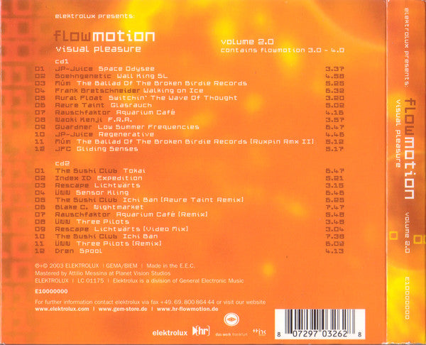 Various : Flowmotion (Visual Pleasure) Volume 2.0 (2xCD, Comp)