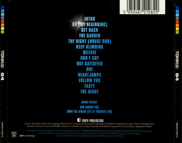 DJ Tonka : 84 (CD, Album, Copy Prot., Ltd)
