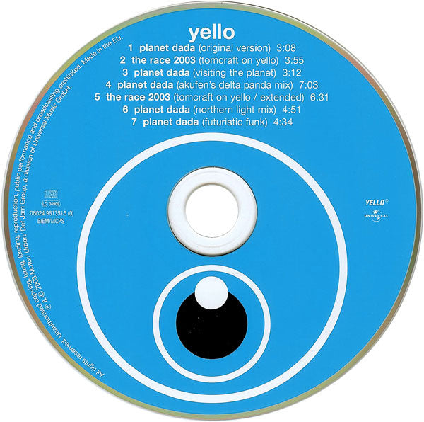 Yello : Planet Dada (CD, Maxi)