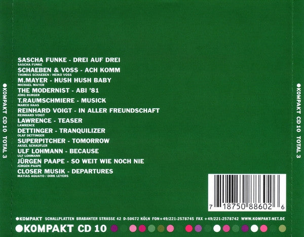 Various : Total 3 (CD, Comp)
