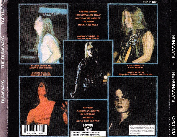 The Runaways : The Runaways (CD, Album, RE)