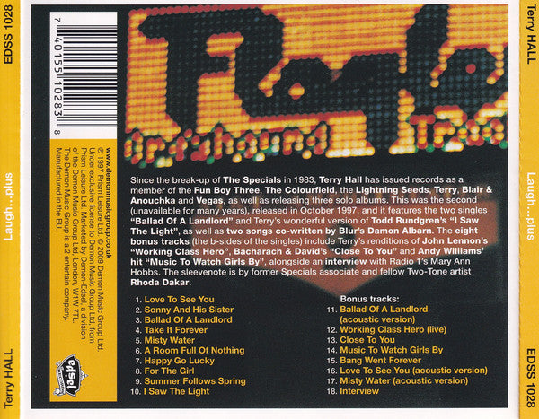 Terry Hall : Laugh...Plus (CD, Album, RE)