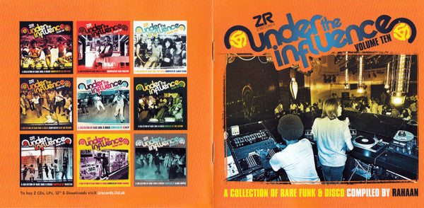Rahaan : Under The Influence Volume Ten (A Collection Of Rare Funk &amp; Disco) (2xCD, Comp)