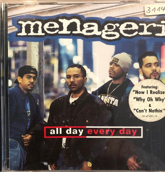 Menageri : All Day Every Day (CD, Album)