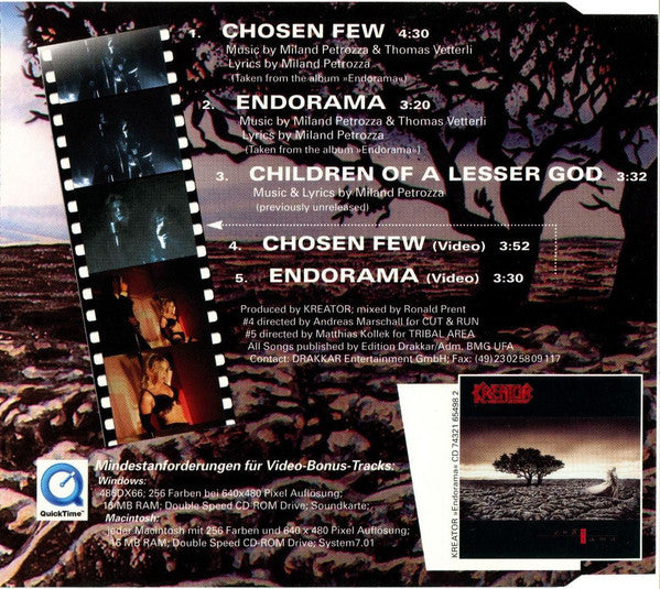 Kreator : Chosen Few (CD, Maxi, Enh)