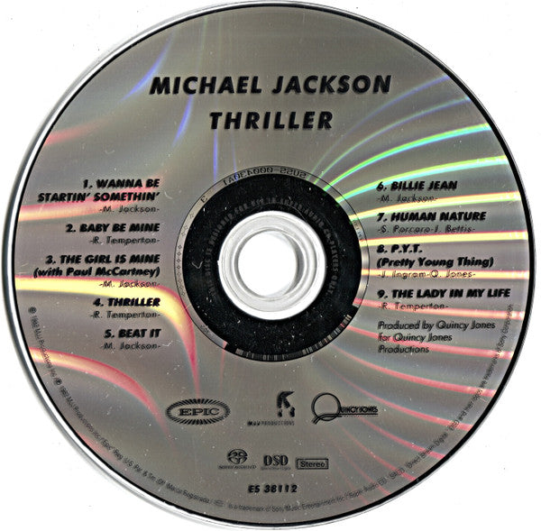 Michael Jackson : Thriller (SACD, Album, RE, Pla)
