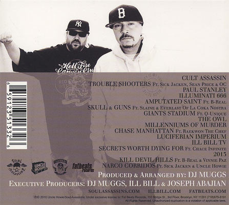 DJ Muggs Vs Ill Bill : Kill Devil Hills (CD, Album)