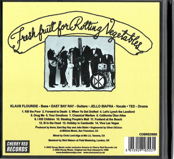 Dead Kennedys : Fresh Fruit For Rotting Vegetables (2022 Mix) (CD, Album, RE, RM, Dig)