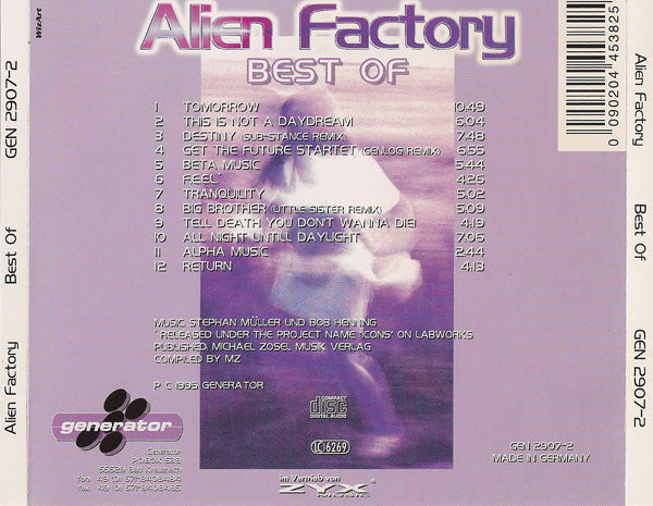 Alien Factory : Best Of (CD, Comp)