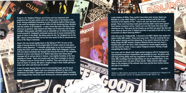 Dr. Feelgood : BBC Sessions 1973-1978 (CD, Album, Comp, RM)