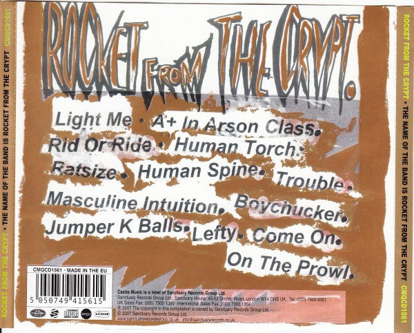 Rocket From The Crypt : The Name Of The Band Is Rocket From The Crypt (CD, Comp)