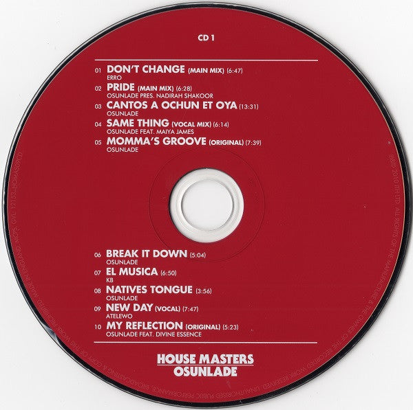Osunlade : House Masters (2xCD, Comp)