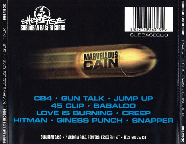 Marvellous Cain : Gun Talk (CD, Album)