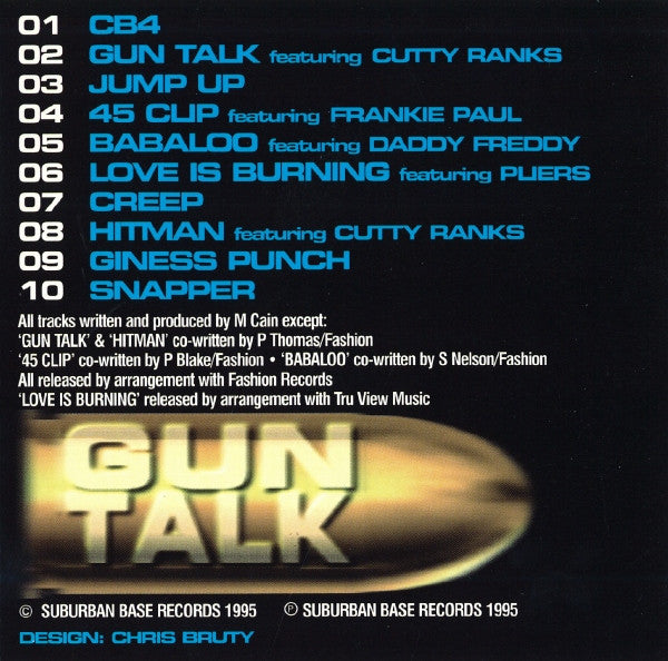 Marvellous Cain : Gun Talk (CD, Album)
