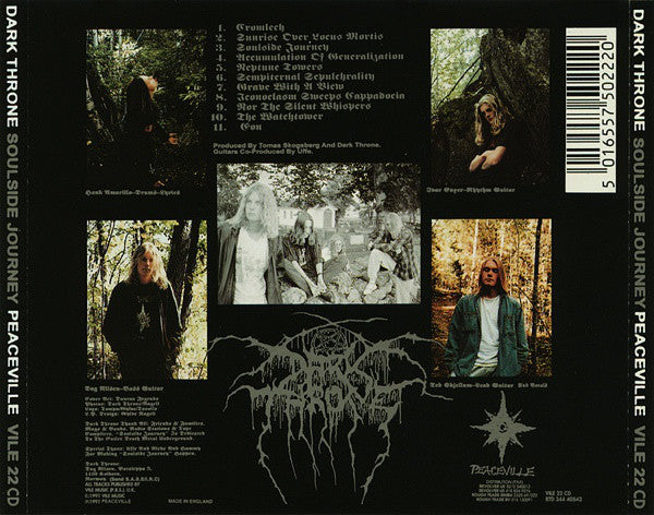 Darkthrone : Soulside Journey (CD, Album)
