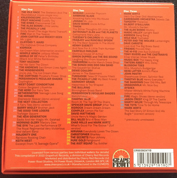 Various : Climb Aboard My Roundabout! (The British Toytown Pop Sound 1967-1974) (Box, Comp + 3xCD, Comp, Mono)