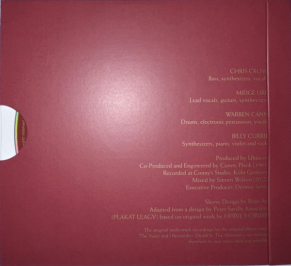 Ultravox : Rage In Eden [Steven Wilson Stereo Mix] (CD, Album, RE + CD + RSD, Ltd, Dig)