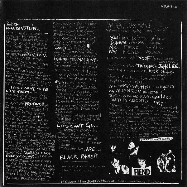 Alien Sex Fiend : Who&#39;s Been Sleeping In My Brain? (CD, Album)