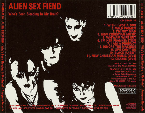 Alien Sex Fiend : Who&#39;s Been Sleeping In My Brain? (CD, Album)