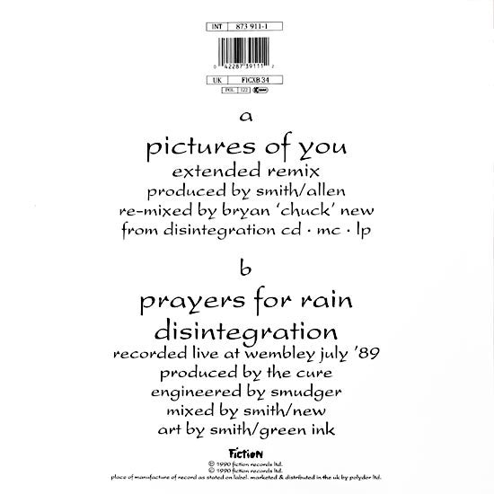 The Cure : Pictures Of You (12", Single)