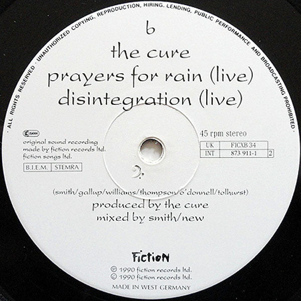 The Cure : Pictures Of You (12", Single)