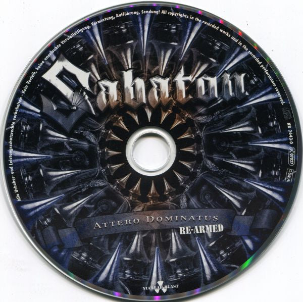 Sabaton : Attero Dominatus Re-Armed (CD, Album, RE, Sli)