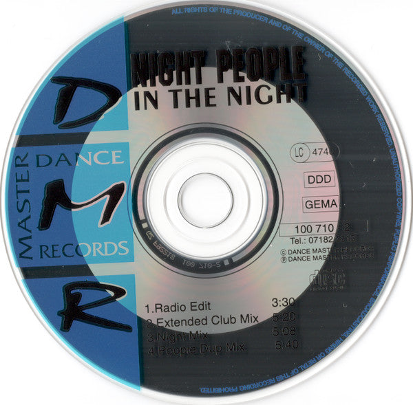 Night People (2) : In The Night (CD, Maxi, Ltd)